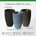 thumbnail image 4 of Algreen Products 87301 Athena 20.5" Self Watering Plastic Planter, Charcoalstone, 4 of 12