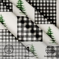 thumbnail image 3 of Winter Tablecloth Round 60 Inch - Xmas Buffalo Plaid Table Cloth Forest Gingham Table Cover for Farmhouse Holiday Kitchen Dining Party, 3 of 7