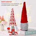 thumbnail image 4 of Billuyoard Muñeco de Navidad sin rostro, de juguete, decoración pequeña, de felpa de Acción de Gracias, adorno interior, regalos artesanales Kits de decoración para fiestas Tipo 2 Billuyoard HA010358-02, 4 of 6