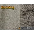 thumbnail image 2 of Faux Fur Long Pile Curly Fabric ALPACA OYSTER GREY / 60" Wide / Sold by the Yard-1, 2 of 3
