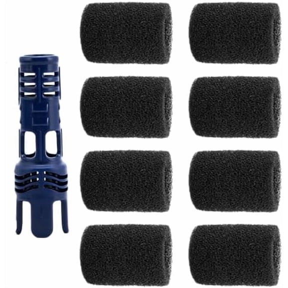 Tail Sweep Pro with Scrubber Fit for Polaris Tail Scrubber 280, 3900 Sport, 380, 360, 180 Pool Cleaners,1 Tail Sweep Pro TSP10S with 8 Foam Scrubber Fit for Polaris Pool Cleaner Parts