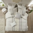 thumbnail image 2 of INK? Cotton Duvet Cover Mini Set King/Cal King/Ivory, 2 of 5