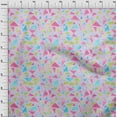 thumbnail image 3 of oneOone Cotton Cambric Light Violet Fabric Triangle Diy Clothing Quilting Fabric Print Fabric By Yard 56 Inch Wide-532, 3 of 4