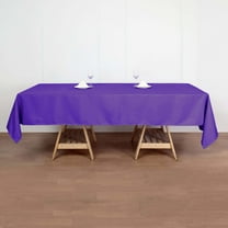 Efavormart 60x102" PURPLE Wholesale Linens Rectangle Polyester Tablecloths  Banquet Table Linen Wedding Party Restaurant