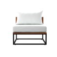 thumbnail image 2 of SEI Meubles Taradale Table Basse et Chaise d'Extérieur en Blanc/brun Set de 2, 2 of 3