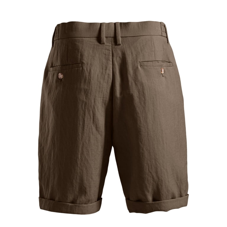 mens baggy dress shorts Dresfit Dress Shorts for Men Baggy Pleated Bermuda Shorts Summer 2026 Work  Shorts Adjustable Wide Leg High Waist Office Short Pants with Pockets XL
