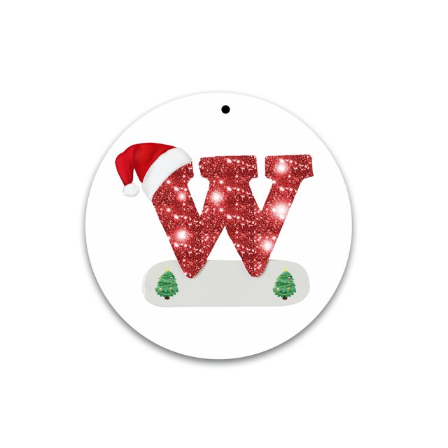 Adornos navideños Tarjeta colgante de madera navideña Decoración de árbol de navidad de madera de un solo lado Wmkox8yii gf6443