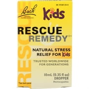 Bach RESCUE REMEDY KIDS Dropper 10mL, Natural Stress Relief, Sugar-Free, Kid-friendly, Non-Alcohol