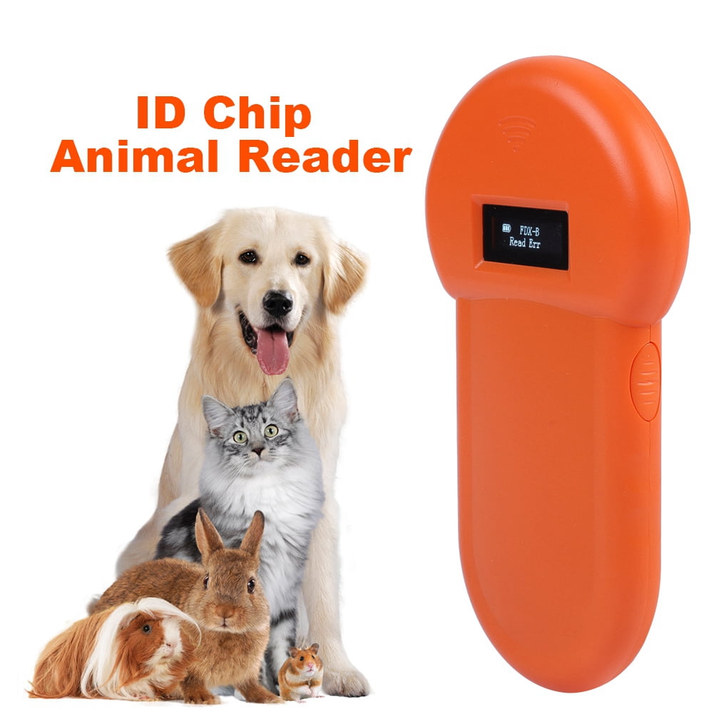WALFRONT Chip Animal Reader, 134.2Khz LCD ISO ID Chip Animal Reader