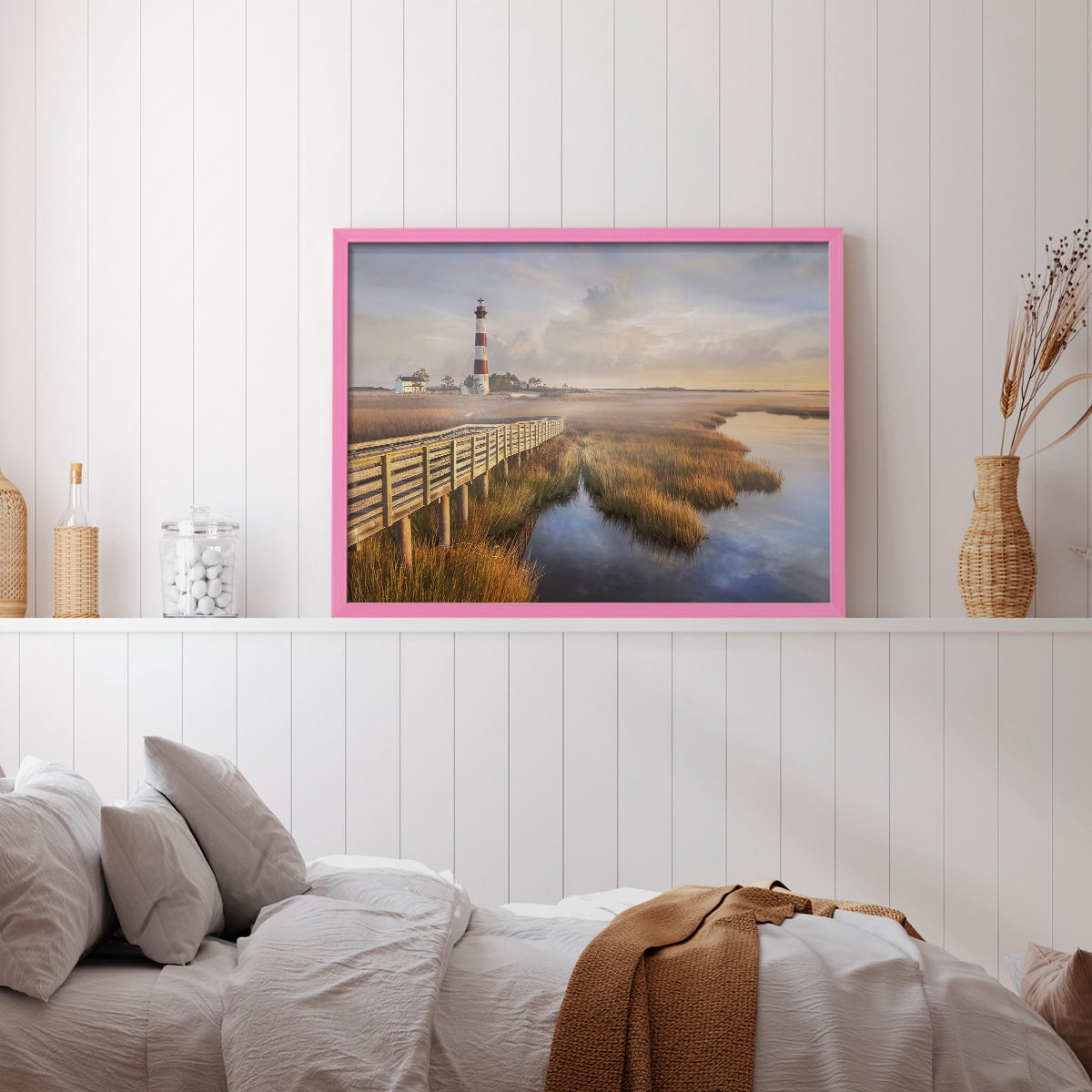 Private Path II by Mike Calascibetta - Restickable Framed Giclée Print