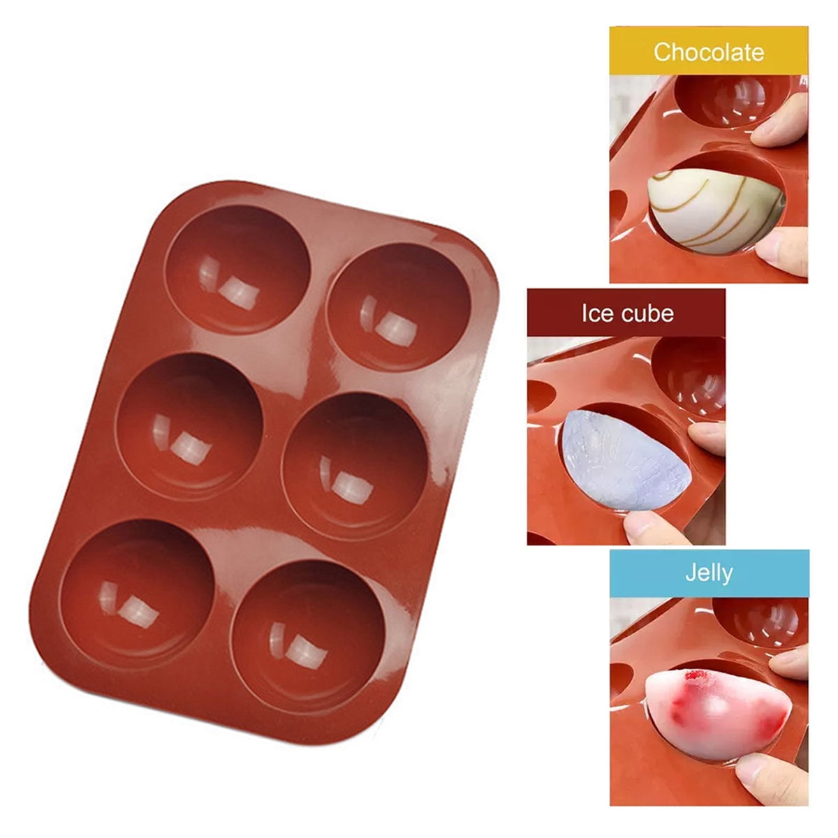 Half Sphere Silicone Mold Set - 3 Pack