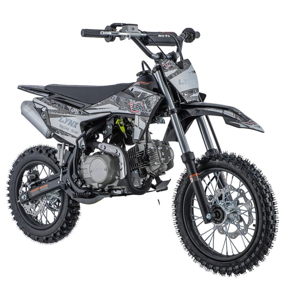 X-Pro Brand New 125cc Gas Pit Dirt Bike with 4-Speed Manual Transmission, Kick Start, 14"/12" Tires!