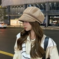 thumbnail image 7 of Bovemsi Beret Hats for Women Newsboy Cap Visor Soft Panels Vintage Cabbie Hat Girls Artist Beret Cap, 7 of 7