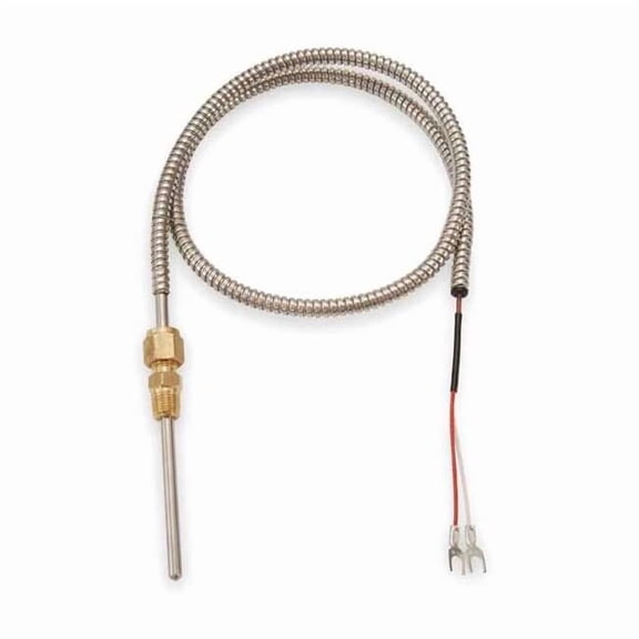 Tempco Thermocouple Probe, Spade Lugs, Type J TCP60089