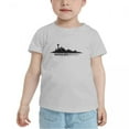 thumbnail image 2 of Seattle City Washington Silhouette Cute Toddler Tshirts for Boys Girls (Gray, Youth S), 2 of 5