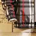 thumbnail image 6 of Casual Mens Jacket Plaid Sports Checkered Long-Sleeved Hooded Fall And Winter Coats 2025, 6 of 8