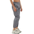 thumbnail image 6 of Huesdet Cinch Bottom Sweatpants for Women High Waisted Athletic Jogger Pants Baggy Sweatpants Elastic Joggers Pants with Pockets(M,Grey), 6 of 9