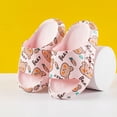 thumbnail image 1 of Pantuflas para niños con dibujos de osos para niñas, antideslizantes, con fondo suave, para el baño, para interiores y exteriores, de verano, 1 of 6