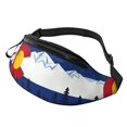 thumbnail image 7 of Women Men Colorado Snow Mountain Crossbody Fanny Waist Bag Pack Belt Bag for Travel Hiking, 7 of 7