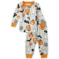 thumbnail image 5 of The Children's Place Baby, Toddler, & Kids Unisex Snug Fit Glow-in-the-Dark Halloween Cotton Pajamas, Sizes 12M-16, 5 of 5