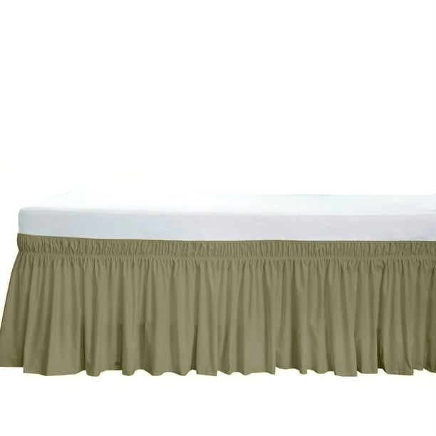 The Great American Store Wrap Around Elastic Bed Skirt, Easy On & Off