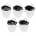 thumbnail image 3 of 4 Count Garden Pots Watering Can Indoor Plants Irrigation White, 3 of 8