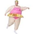 thumbnail image 4 of Adult Inflatable Ballerina Fancy Dress, Full Body Novelty Party Costume for Carnival Cosplay, One‑Size 150‑190cm, 4 of 8