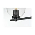 thumbnail image 5 of Living District Juelz 3-Light Iron & Glass Bath Sconce in Black/Clear, 5 of 6