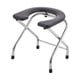 thumbnail image 5 of Asiento de inodoro plegable Asiento de inodoro en cuclillas Fácil de lavar Cómodo Inodoro resistente Altura 40cm, 5 of 9