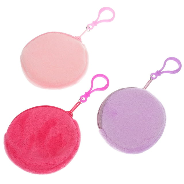 IFANLANDOR 3 Pcs Petit Sac à Main Pochette Design Mini en Peluche pour Travail en Extérieur Rentrée Scolaire