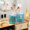 thumbnail image 6 of Robots and Stars Cute Translucent Plastic Cans Storage Canisters with Lid Set of 2, 6 of 7