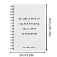 thumbnail image 3 of Funny A5 Notebook This Notebook Can Be A Great Gift For Your Classmates When School Starts Funny Laptop Planner Border Notepad, 3 of 6