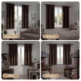 thumbnail image 4 of Blackout Cortinas para Recámara, Cortina Blackout Térmica Aislada 2 Paneles 42x63 Pulgadas, Cortinas Negras con Ojales, Reducción de Ruido, Ahorro de Energía y Cortinas sin Arrugas para Sala de Estar, 4 of 7