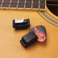 thumbnail image 3 of WRISTBIQUE 5Pcs Rubber Plectrum Clamp Black Guitar Pickholder Fits Between 3 and 4, 3 of 4