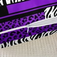 thumbnail image 5 of Leopard Zebra Reversible Throw Pillow Covers 18 x 18-Inch Kids Cheetah Purple White Black Pillow Covers Home Decor for Animal Print Square Cushion Covers Set of 2 Safari Geometry, 5 of 6