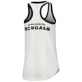 thumbnail image 3 of Women's G-III 4Her by Carl Banks White Cincinnati Bengals Tater Racerback Tank Top, 3 of 3