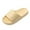 Yellow, variant on House Slippers for Men Women Comfy Soft Sole Open Toe Slides Sandals Solid Color Lightweight Antislip Bathroom Shower Shoes Yellow Size 7