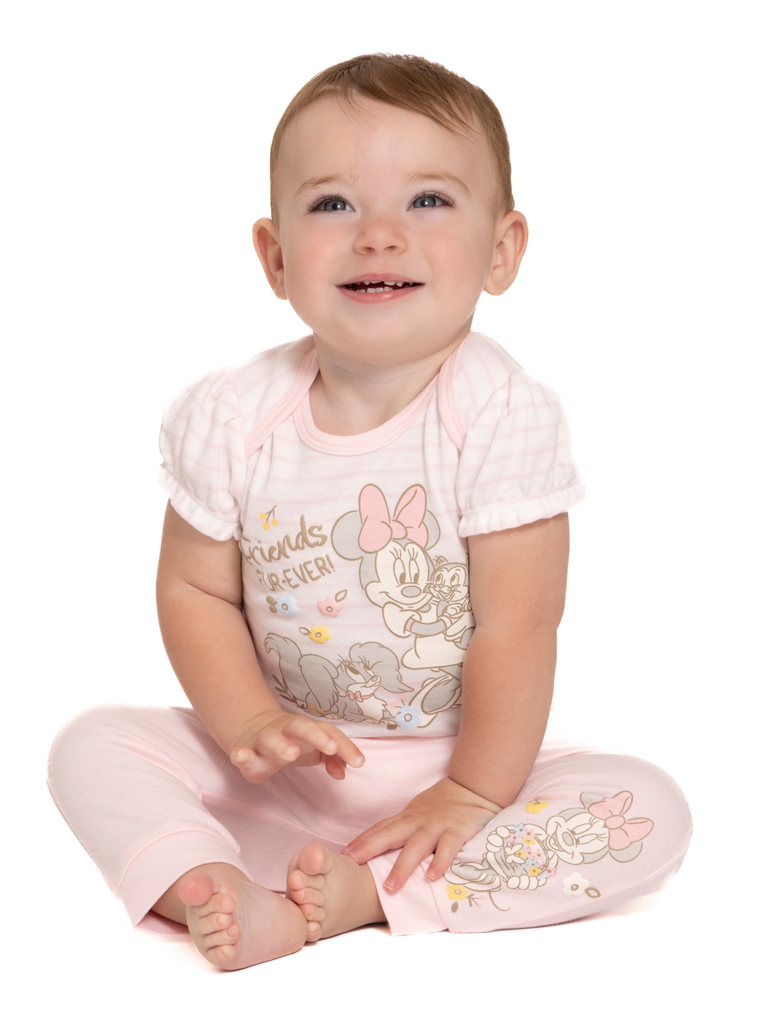 Disney Baby Wishes and Dreams Character Infant Baby Jogger Pants, 2-Pack, Sizes Newborn-18 Months