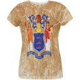 thumbnail image 1 of New Jersey Vintage Distressed State Flag All Over Womens T Shirt Multi MD, 1 of 2