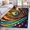 Multi, variant on 3'x5' Area Rugs, Peacock Feathers Eye Indoor Outdoor Area Rug for Living Room Bedroom, Abstract Colorful Oil Painting Washable Bathroom Rugs Kitchen Floor Carpet Mats Home Decor Aesthetic