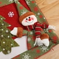 thumbnail image 4 of Funda De Cojín Con Estampado De Muñeco De Nieve Navideño Decoraciones Navideñas Hogar Fiesta Salón Cojín Silla Funda Trasera, 4 of 8