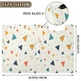 thumbnail image 3 of FORMRS A4 Clipboard Folder with Pen Holder Horizontal Foldable School Office Binder, Beige Simple Shapes, 3 of 9