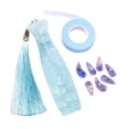 thumbnail image 4 of TISHITA Children Guzheng Finger Picks Set Fingertip Covers for Beginners Performance Blue, 4 of 8