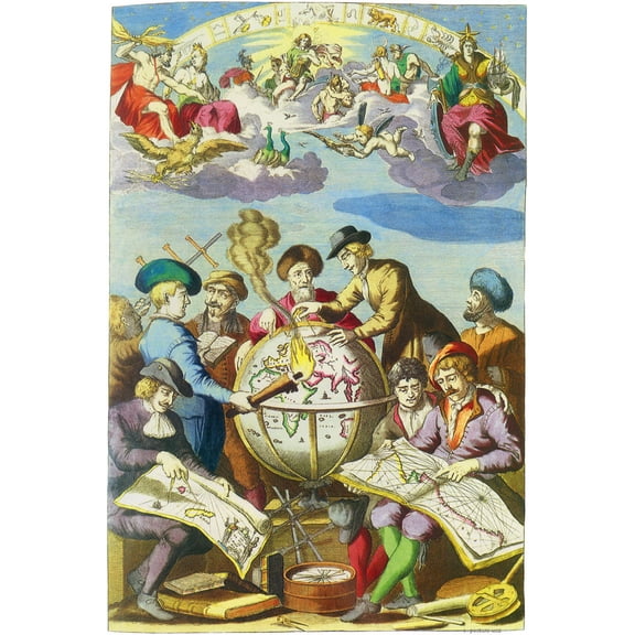 Best Posters Antique Maps Mini Poster 11Inx17In #6 In Mail/Storage/Gift Tube 11x17 Poster