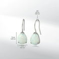 thumbnail image 4 of Limerencia Hypoallergenic Titanium Jewelry Water Drops Cubic Zirconia/Opal Earrings for Sensitive Ears Women, 4 of 5