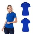 thumbnail image 2 of Playera Tipo Polo Piqué con Silueta para Dama · 50% Algodón 50% Poliéster, 2 of 3