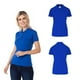 thumbnail image 2 of Playera Tipo Polo Piqué con Silueta para Dama · 50% Algodón 50% Poliéster, 2 of 3