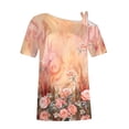 thumbnail image 4 of Nmnitkp Womens Plus Size Tops Floral Summer Tops Sleeveless Tank Floral Casual Cute Loose Fit Cute T-Shirt Tunic Blouses, 4 of 4
