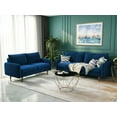 thumbnail image 7 of Koby Home Sectional Sofa Sleeper Couch 3-Seater Sofas 70" Couches for Living Room Space Blue, 7 of 7