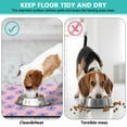 thumbnail image 4 of Aesthetic Dog Bowl Mat - Artistic Floral, Waterproof Pet Feeding Placemat, 4 of 5